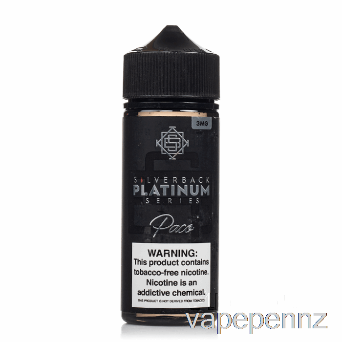 Paco - Silverback Platinum Series - 120mL 3mg VAPE NZ